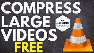 How to Compress Large Video Files for Free with VLC [upl. by Odnalo]