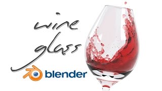 Create a Wine Glass  Blender Fluid Simulation Tutorial [upl. by Magdau496]