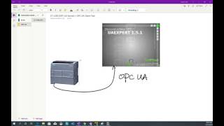 COM01 OPC UA  Siemens S71200 PLCOPC UA Server and UaExpertOPC UA Client [upl. by Manley]