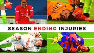 Season Ending Injuries in Football 2020  2021 [upl. by Etnwahs]