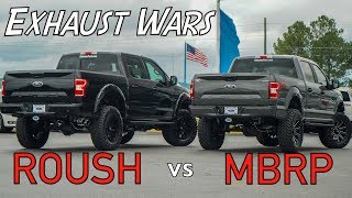 F150 ROUSH versus MBRP Exhaust  Best F150 Exhaust [upl. by Asirac]