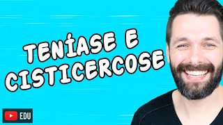 TENÍASE SOLITÁRIA E CISTICERCOSE  Parasitologia  Biologia com Samuel Cunha [upl. by Benilda]