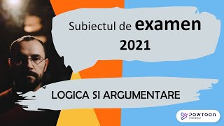 Bac Logica 2021  Rezolvarea subiectului de examen [upl. by Daisy]