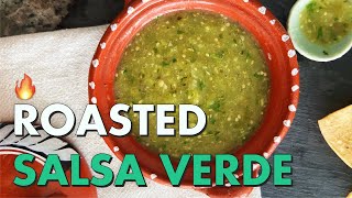 An Authentic Roasted Salsa Verde Recipe from Oaxaca  Mexican Cooking Academy [upl. by Atinas349]