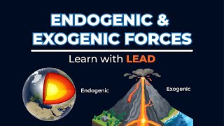 Endogenic and Exogenic Forces  Learn with LEAD  LEAD [upl. by Lower]