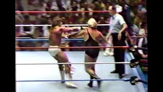 Ultimate Warrior vs Bobby Heenan weasel suit match [upl. by Amasa859]