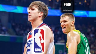 Why NBA Players Struggle In FIBA Basketball [upl. by Aisatsana]