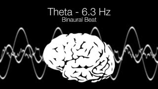 Astral Projection Theta Binaural Beat  63Hz 1h Pure [upl. by Anidam241]