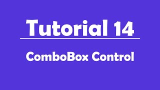 C Advanced ComboBox Control  Winforms and Visual Studio IDE [upl. by Gorrono]