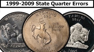 19992009 State Quarter Errors amp Varieties Complete Guide  Values amp Clear Explanation [upl. by Gun]