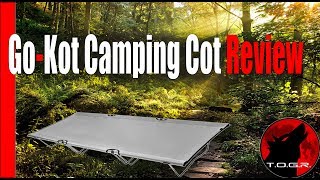 A Cot for Backpacking  GoKot Camping Cot Review [upl. by Kashden]