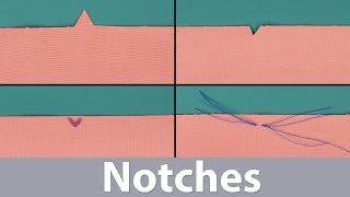 Notches  Sewing Basics [upl. by Halfdan]