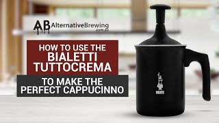 How to Use the Bialetti Tuttocrema Milk Frother [upl. by Jairia297]