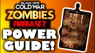 Firebase Z How to Turn on Power Tutorial Power Switch Location Black Ops Cold War Zombies Power [upl. by Bernetta]