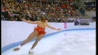 Tonya Harding USA  1994 Lillehammer Figure Skating Ladies Technical Program [upl. by Aketal]