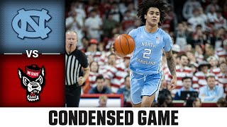 North Carolina vs NC State Condensed Game  202324 ACC Men’s Basketball [upl. by Molini]