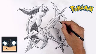 How To Draw Arceus  Pokemon Sketch Tutorial [upl. by Cl44]