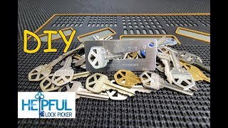 163 DIY How To Decode A Key To A Lock By Sight In Minutes Basic DIY Locksmithing [upl. by Ahtivak]