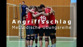 Angriffschlag im Volleyball  Methodische Übungsreihe [upl. by Eissed]