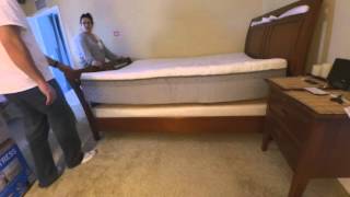 opening a new comfortgrande novaform matress from Costco [upl. by Eilrebmik]