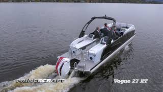 Princecraft  Vogue 27 XT 2023 Ponton  Pontoon [upl. by Nageek244]