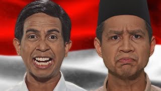 SkinnyIndonesian24  Prabowo VS Jokowi  Epic Rap Battles Of Presidency [upl. by Westberg]