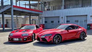 Toyota Supra  Old vs New [upl. by Rengaw]