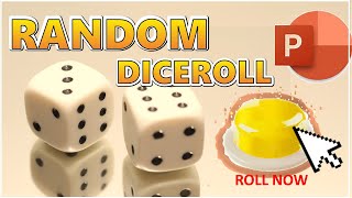 RANDOM DICE ROLL EFFECT IN PPT TUTORIAL [upl. by Nohpets]