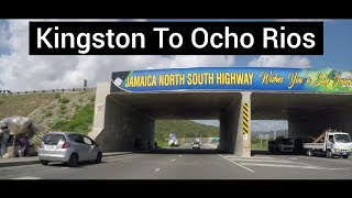 Kingston To Ocho Rios via Highway Jamaica [upl. by Elinnet]