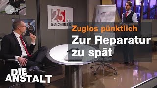 25 Jahre Bahnreform eine Erfolgsgeschichte  Die Anstalt vom 29012019  ZDF [upl. by Annovad]