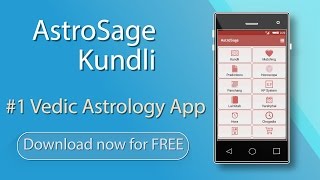 AstroSage Kundli App  Quick Introduction to 1 Astrology App [upl. by Garth]