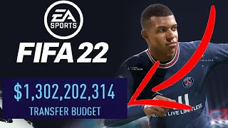 FIFA 22 Career Mode Money GLITCH MORE Than 1 Billion [upl. by Iatnwahs]