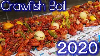 LOUISIANA STYLE CRAWFISH BOIL 2020  1ST BOIL OF THE SEASON [upl. by Yla]