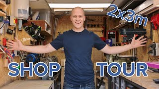 My Small and Efficient workshop 2 x 3 meter  2019 Shop tour [upl. by Floris]