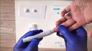 Uric Acid Test at Home  Demo Video [upl. by Enyrhtac]