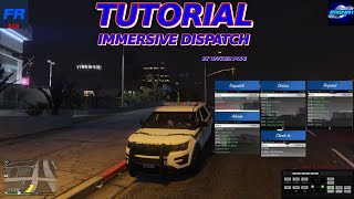 LSPDFR TUTORIAL How To Install amp Use Immersive Dispatch By OfficerPope [upl. by Adorne]