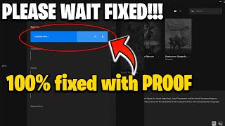 How to Fix Please Wait Update Stuck on Epic Games 100 Working With Proof [upl. by Nylireg458]