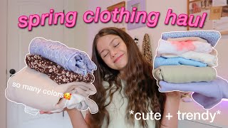 HUGE springsummer try on haul 2021 [upl. by Ennaesor]