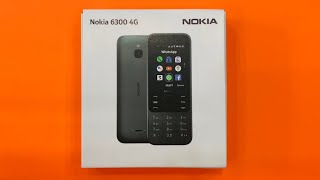 Nokia 6300 4G Unboxing amp First Impressions [upl. by Tnairb430]