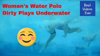 TOP 10Womens Water Polo Dirty Plays Underwater PART 2 [upl. by Hillegass752]