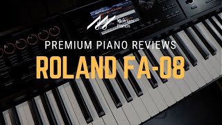 🎹Roland FA08 Music Workstation Review amp Demo🎹 [upl. by Petra287]