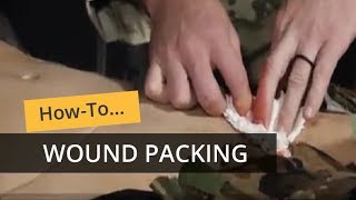 Hemostatic Gauze  Wound Packing [upl. by Per705]