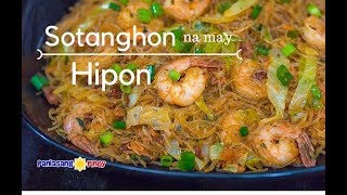 Pancit Sotanghon Na May Hipon [upl. by Stanwood826]