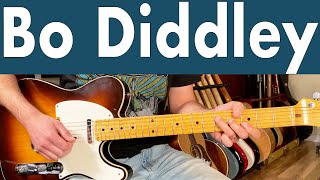 How To Play Bo Diddley  Bo Diddley Guitar Lesson  Tutorial  TABS [upl. by Maillij]