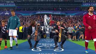 2CELLOS performance at the 2018 UEFA Champions League Final [upl. by Annaeoj283]