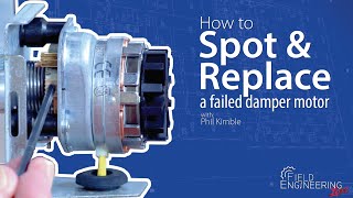 How to Replace a Failed Damper Motor [upl. by Atnauqal122]