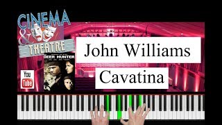 Cavatina  STANLEY MYERS 1970 JOHN WILLIAMS Piano Cover OST The Deer Hunter WITH CHORDS [upl. by Eelek]