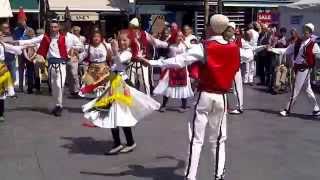 Albanian Dance in Goes Netherlands [upl. by Iarahs]