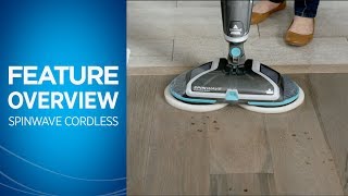 SpinWave® Cordless Hard Floor Spin Mop Feature Overview [upl. by Elyad]