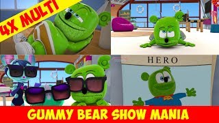 4 Episodes AT ONCE Gummy Stuff  Gummy Bear Show MANIA [upl. by Odette978]